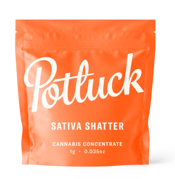 Potluck - Sativa Shatter - cannabis Concentrate | Buy Weed Packs Canada