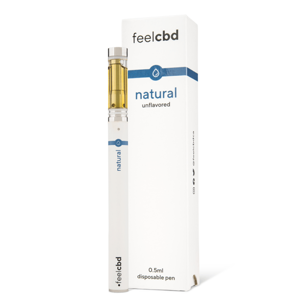 FeelCBD – Natural – Disposable CBD Vape Pen 0.5ml | Buy Weed Packs Canada
