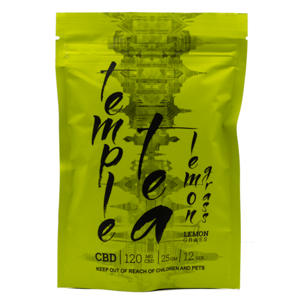 Temple Tea – Lemongrass CBD Tea – 120mg | Buy Weed Packs Canada