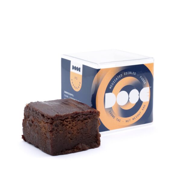 Dose Edibles – Chocolate Fudge – 200mg THC | Buy Weed Packs Canada