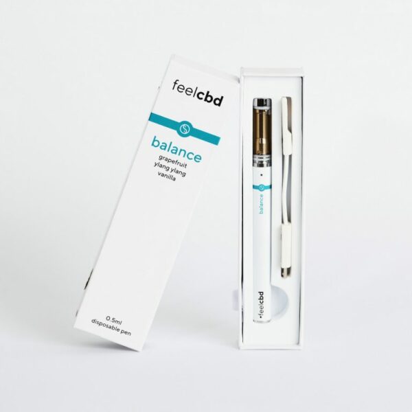 FeelCBD – Balance – Dispsable CBD Vape Pen 0.5ml | Buy Weed Packs Canada