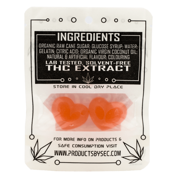 SEC – Hearts- 50mg THC | Buy Weed Packs Canada