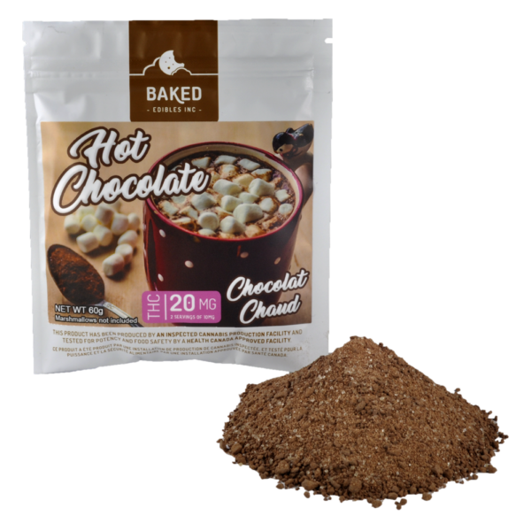 Baked Edibles – Hot Chocolate 20mg THC | Buy Weed Packs Canada