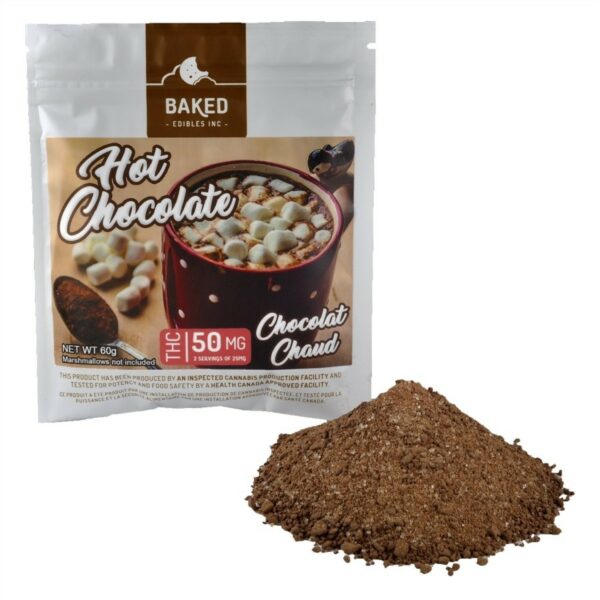 Baked Edibles – Hot Chocolate 50mg THC | Buy Weed Packs Canada