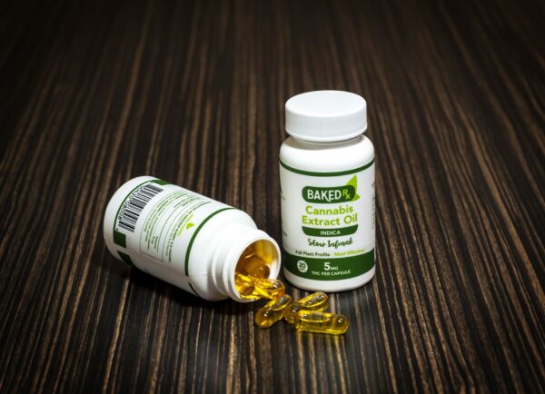 Baked Edibles -Indica Cannoil Capsules 5mg | Buy Weed Packs Canada