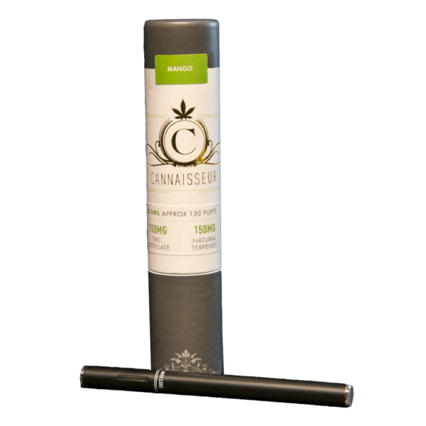 Cannaisseur – Disposable THC Distillate Pen – Mango 0.3ml | Buy Weed Packs Canada