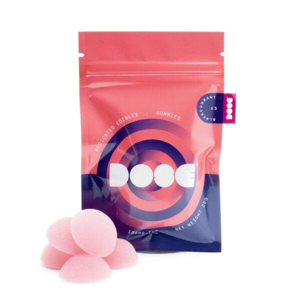 Dose Edibles Gummies – Blackcurrant | Buy Weed Packs Canada