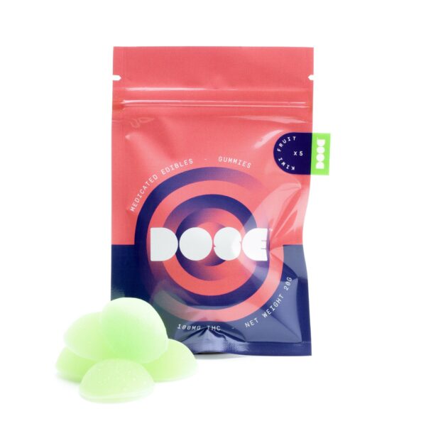 Dose Edibles Gummies – Kiwi Fruit | Buy Weed Packs Canada