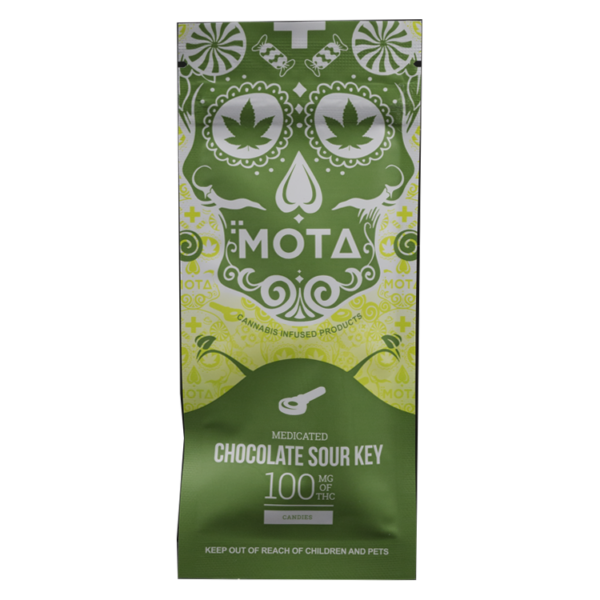 MOTA Edibles – Chocolate Sour Key – 100mg THC | Buy Weed Packs Canada