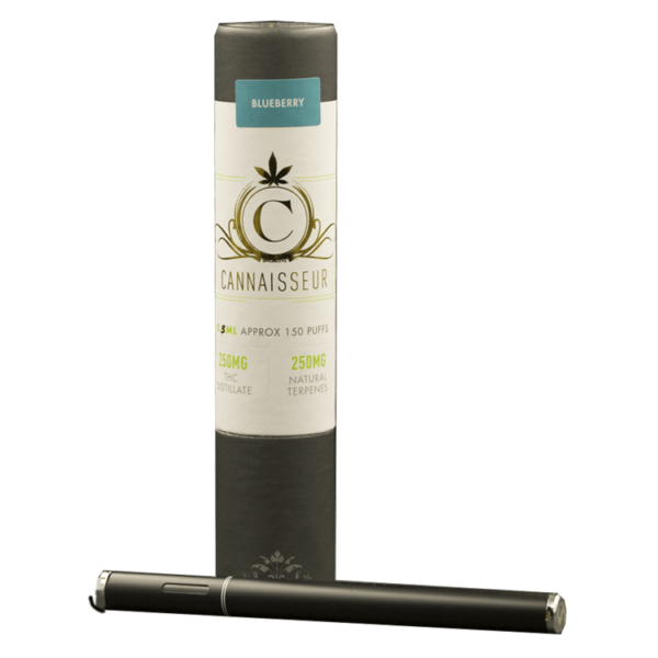 Cannaisseur – Disposable THC Distillate Pen – Blueberry 0.5ml | Buy Weed Packs Canada