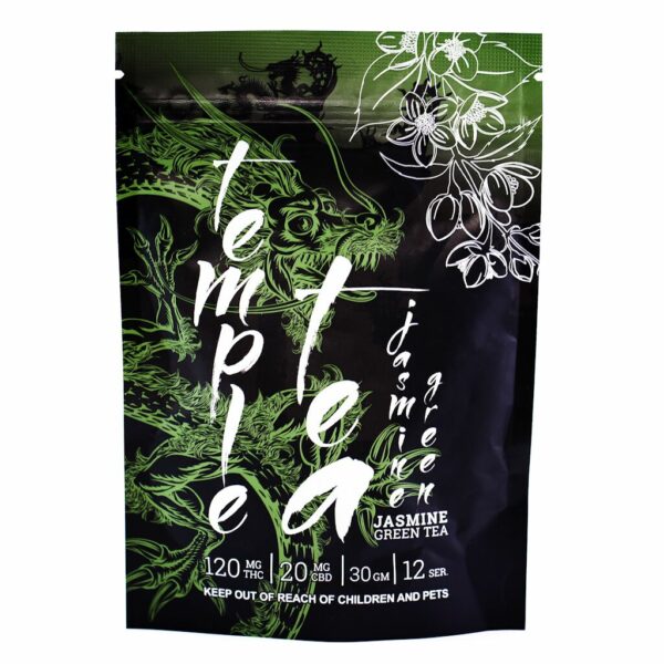 Temple Tea – Jasmine Green Tea – 120mg THC | Buy Weed Packs Canada