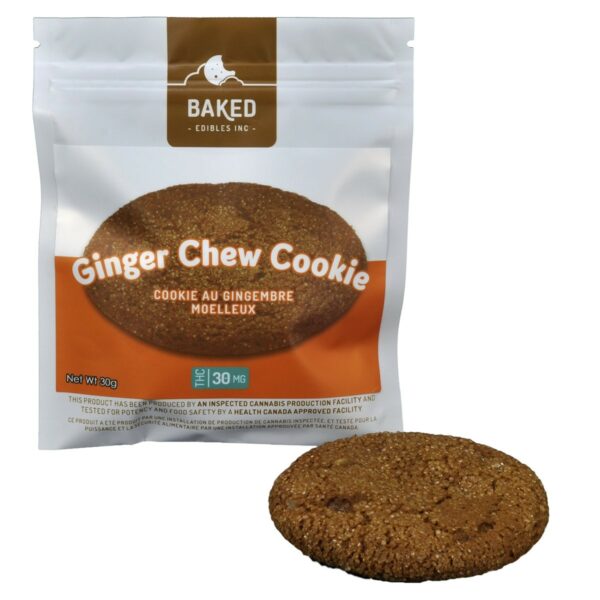 Baked Edibles – Cookie – Ginger Chew 30mg THC | Buy Weed Packs Canada