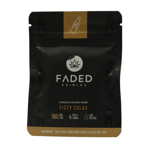 Faded Edibles – Fizzy Colas – 180mg | Buy Weed Packs Canada