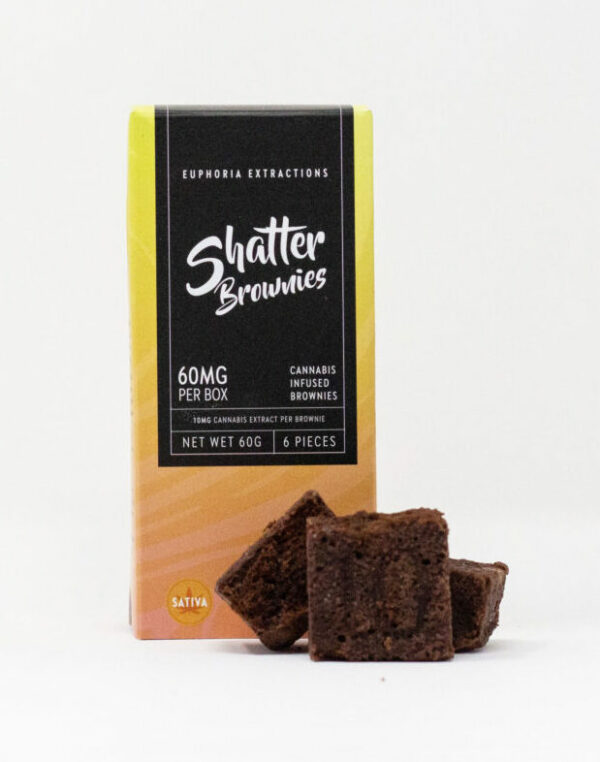 Euphoria Extractions – Shatter Brownies (Sativa) | Buy Weed Packs Canada