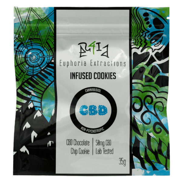 Euphoria Extractions – CBD Cookie – 50mg | Buy Weed Packs Canada