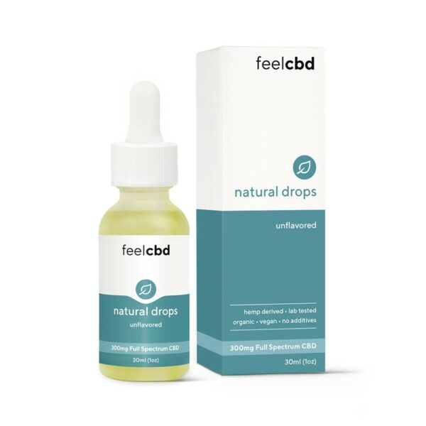 FeelCBD – Natural Drops – CBD Tincture 300mg | Buy Weed Packs Canada