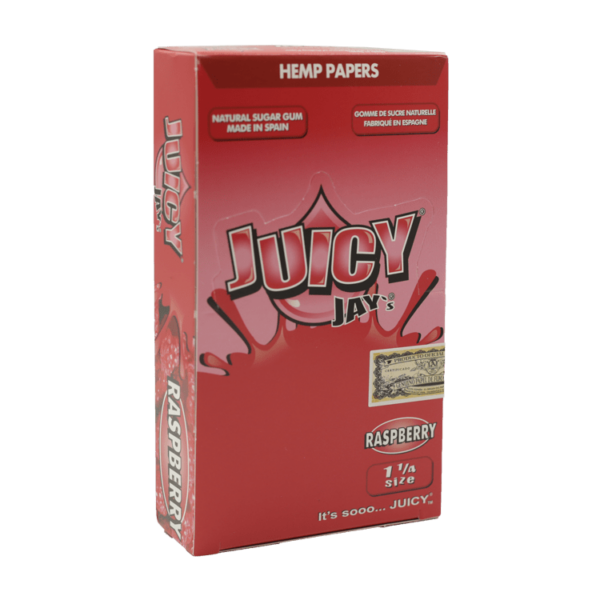 Juicy Jay’s – Hemp Papers (1.25 inch) – Raspberry | Buy Weed Packs Canada