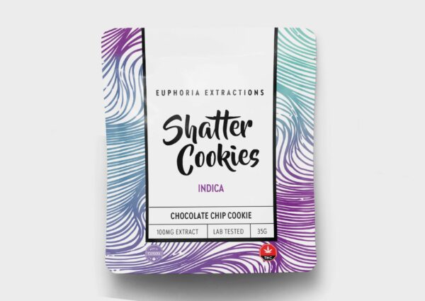 Euphoria Extractions – Chocolate Chip Cookie – Sativa – 100mg THC | Buy Weed Packs Canada