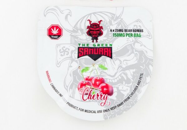 The Green Samurai – Cherry Gummies – 150mg | Buy Weed Packs Canada