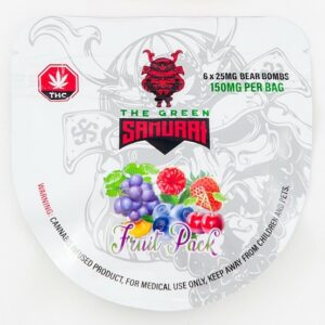 The Green Samurai – Fruit Pack Gummies – 150mg | Buy Weed Packs Canada