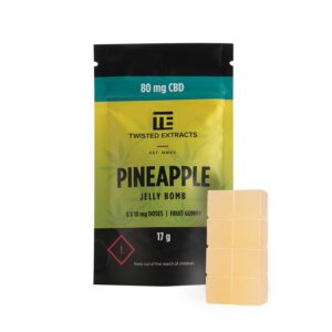 Twisted Extracts – Pineapple Jelly Bombs – CBD | Buy Weed Packs Canada