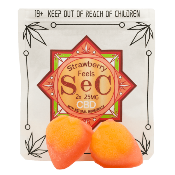 SEC – Strawberry Feels CBD – 50mg | Buy Weed Packs Canada