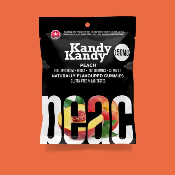 Kandy Kandy – Peach Gummies | Buy Weed Packs Canada
