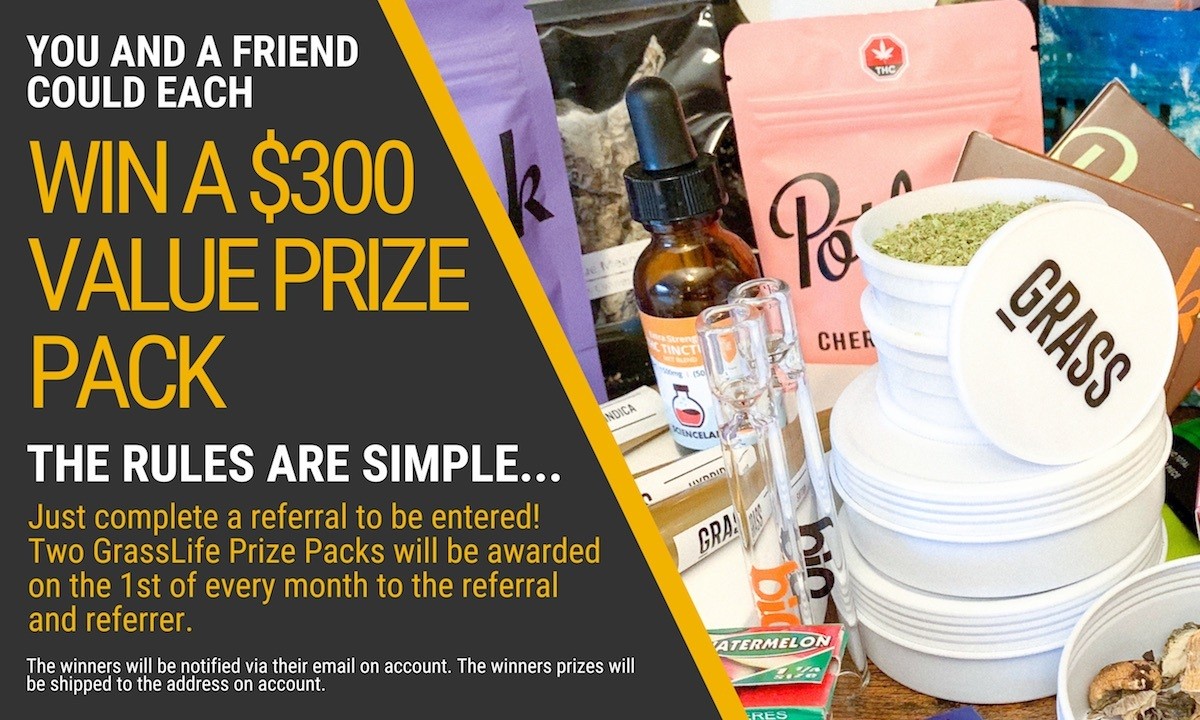 Buy Weed Packs Canada - Refer a Friend Page Banner