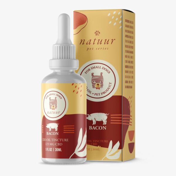 Natuur – Pet Series – CBD Oil For Small Dogs – Bacon Flavour – 125mg | Buy Weed Packs Canada