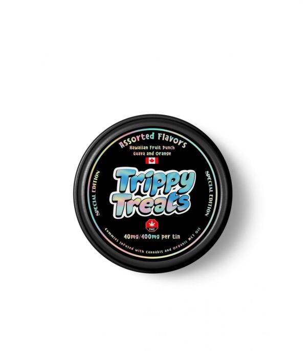 Trippy Treats – Assorted Flavour Gummies – 400mg THC | Buy Weed Packs Canada