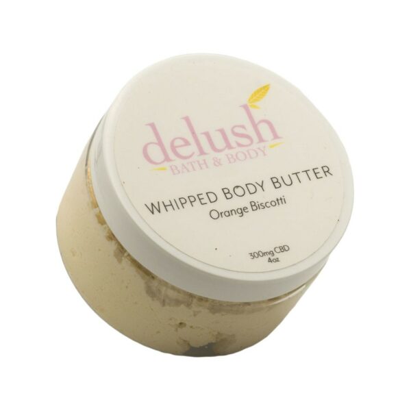 Delush Bath and Body – Whipped Body Butter – Orange Dreamsicle 300mg CBD | Buy Weed Packs Canada