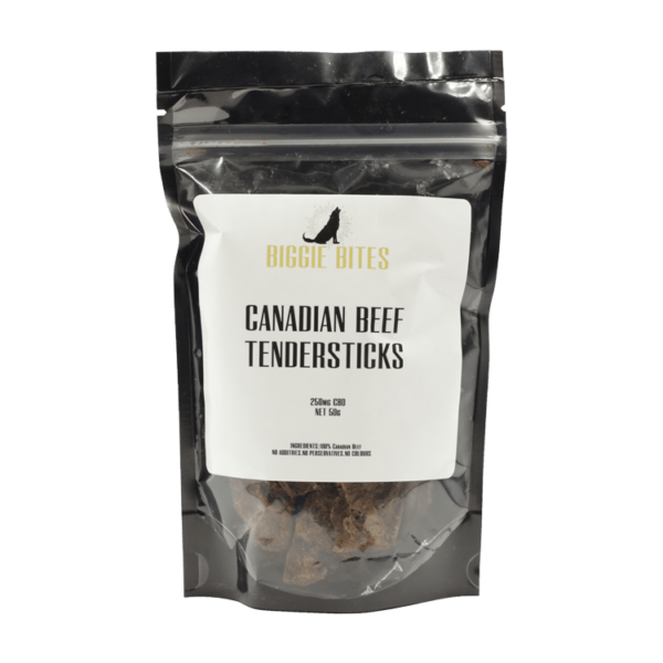 Biggie Bites – Canadian Beef Tendersticks – 250mg CBD | Buy Weed Packs Canada