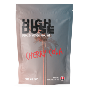 High Dose – cannabis Infused Gummies – Cherry Cola – 500mg/1500mg | Buy Weed Packs Canada