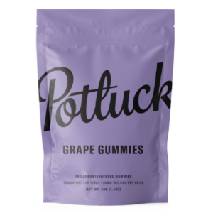 Potluck Extracts – Grape Gummies (1:1) – 100mg THC / 100mg CBD | Buy Weed Packs Canada