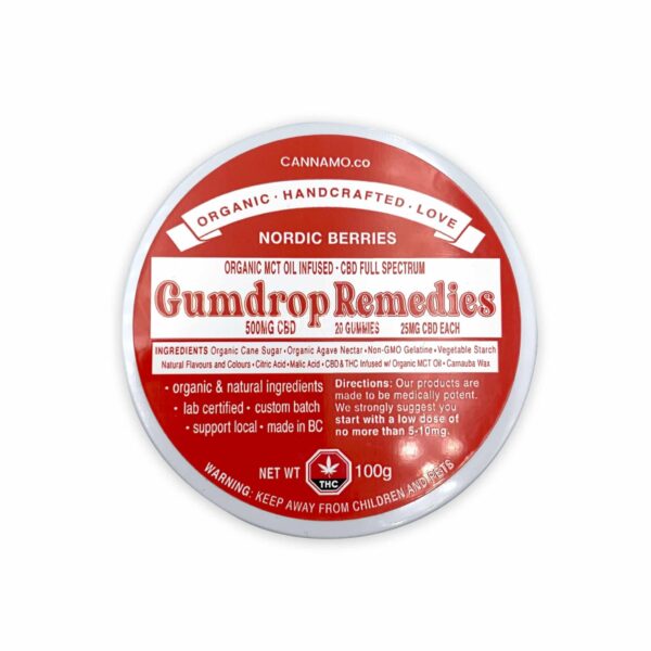 Gumdrop Remedies – Nordic Berries – 500mg CBD | Buy Weed Packs Canada