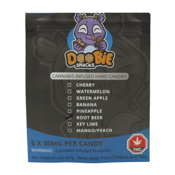 Doobie Snacks – Hard Candies – 180mg THC | Buy Weed Packs Canada