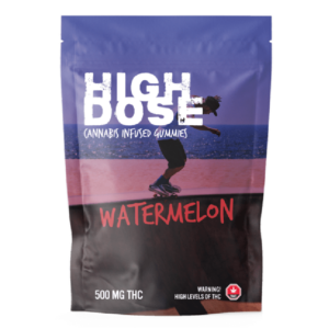 High Dose – cannabis Infused Gummies – Watermelon – 500mg/1000mg | Buy Weed Packs Canada