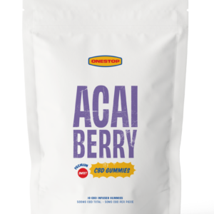 OneStop – Açai Berry CBD Gummies 500mg | Buy Weed Packs Canada