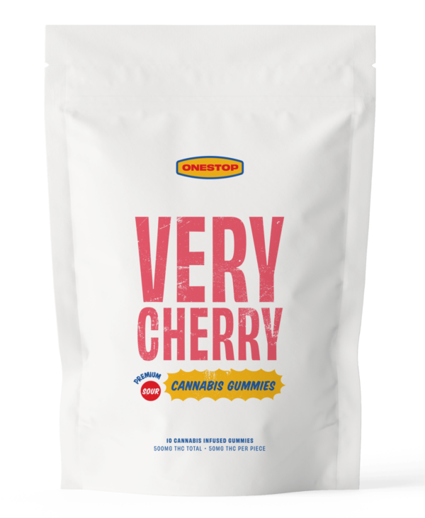 Onestop – Very Cherry THC Gummies 500mg | Buy Weed Packs Canada