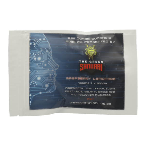 The Green Samurai – Shroom Gummies – Raspberry Lemonade – 1g | Buy Weed Packs Canada