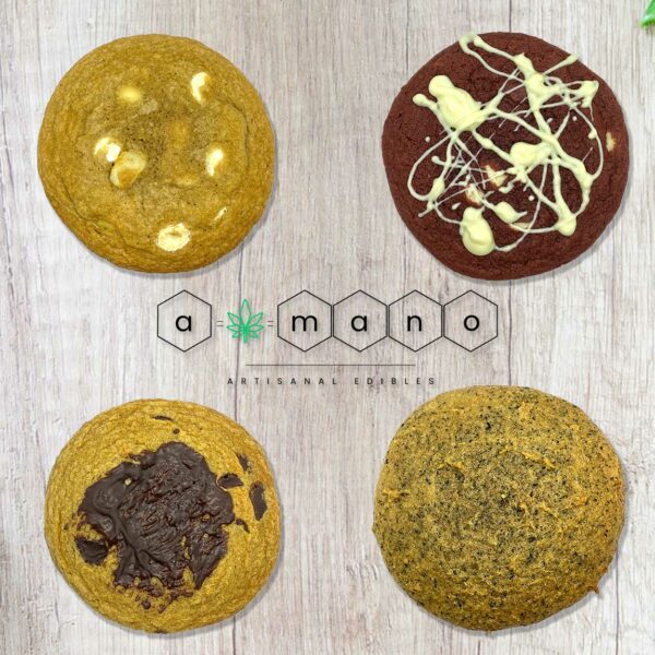 Amano Edibles – Cookies – 200mg | Buy Weed Packs Canada